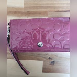 Purple Coach Wallet